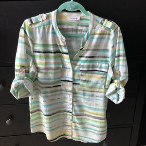 Calvin Klein Patterned Blouse